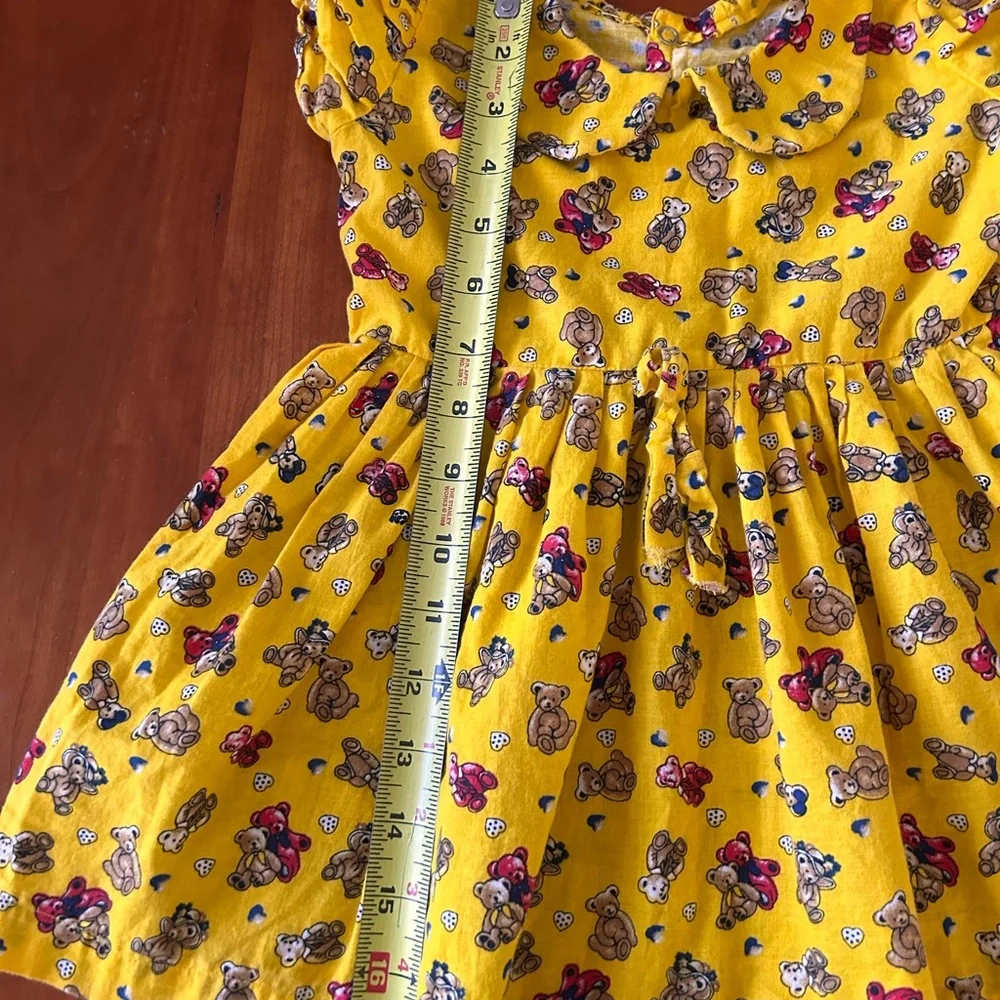 Handmade toddler Teddy Bear dress 2T